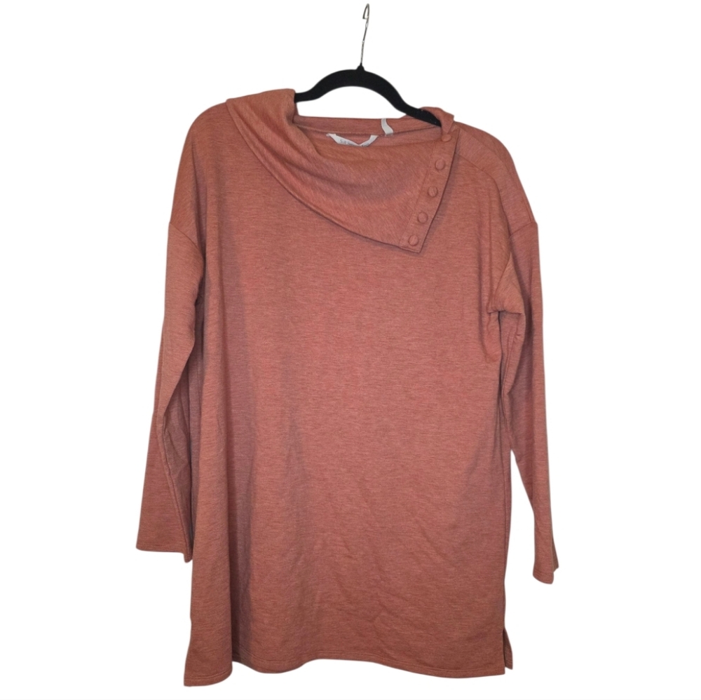 NWT SOFT SURROUNDINGS Autumn Heather Greenwood Pullover Oversized Tunic- Size XS
